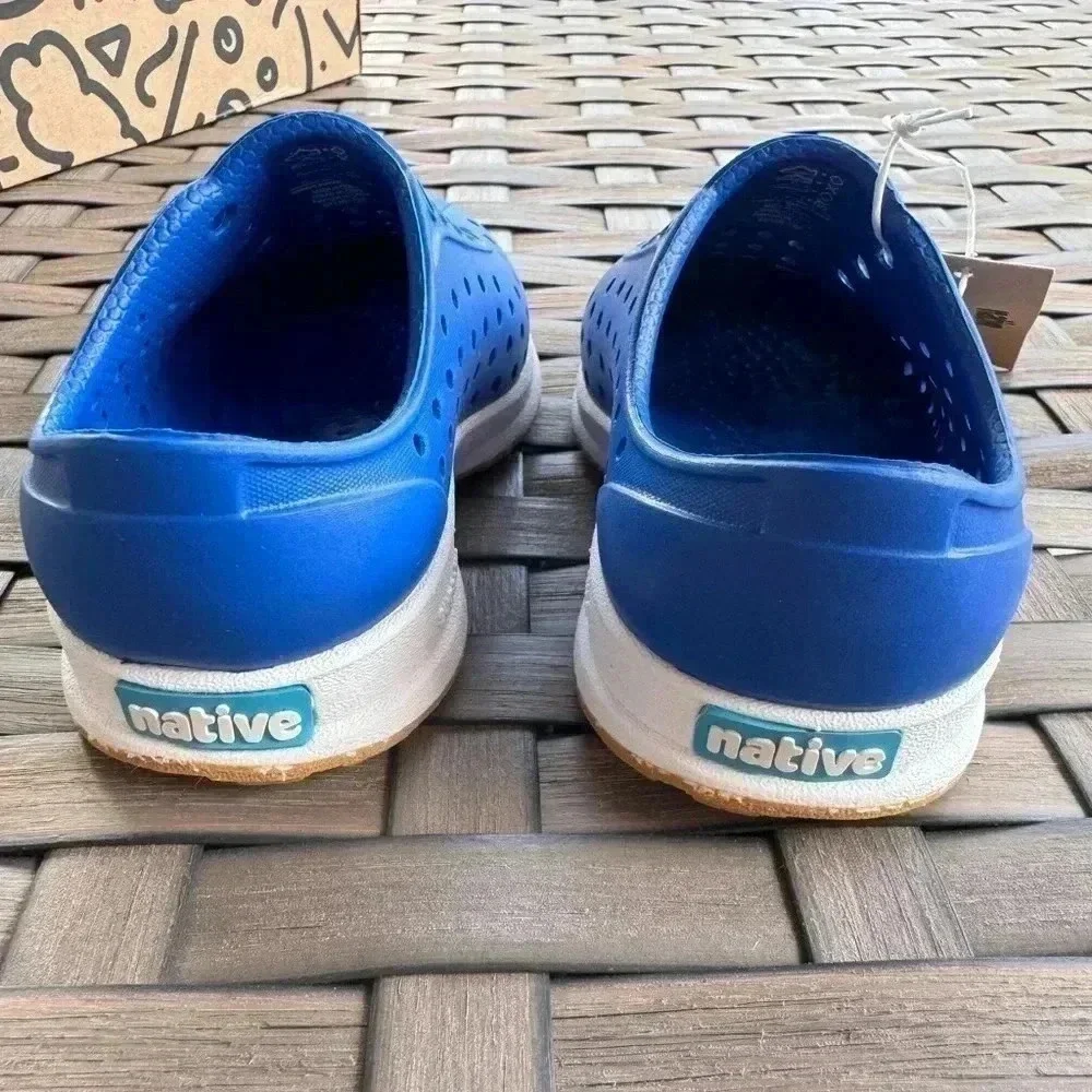 Native Kids Robbie Sugarlite - Victoria Blue/Shell White/Mash‎ Speckle Rubber C6
